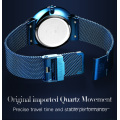 Nouvelle marque OLEVS minimaliste Connotation maille bande montre hommes mode décontracté montre à Quartz Relogio Masculino